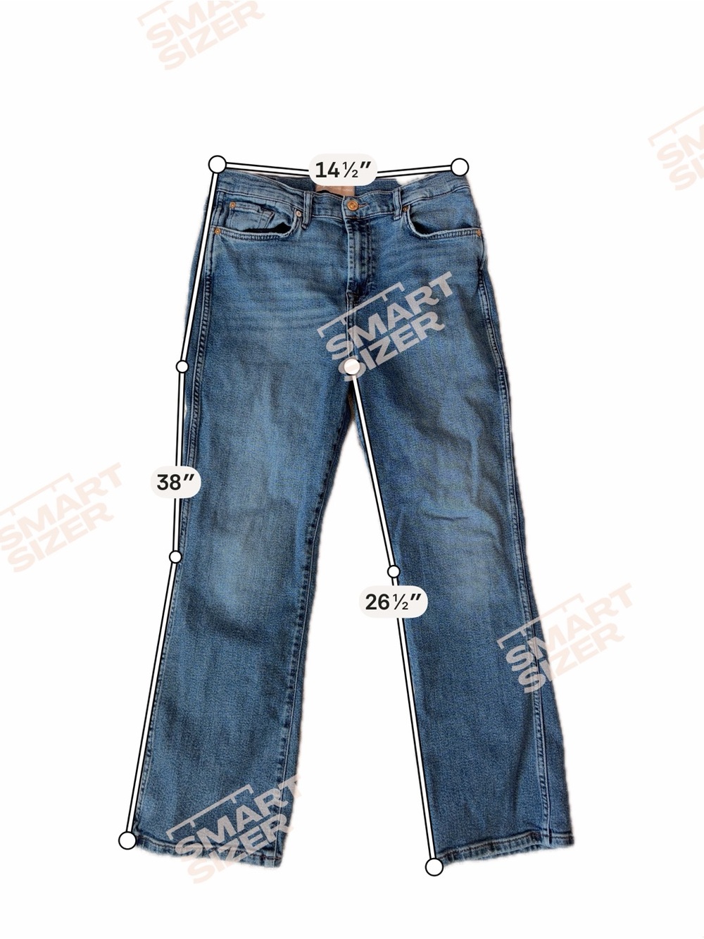 7 For All Mankind straight leg Luxe vintage Size 31 - Picture 6 of 6